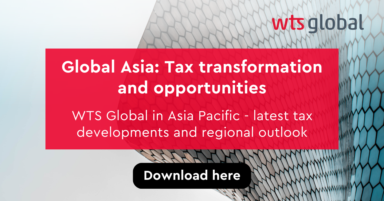 Global Asia: Tax transformation and opportunities